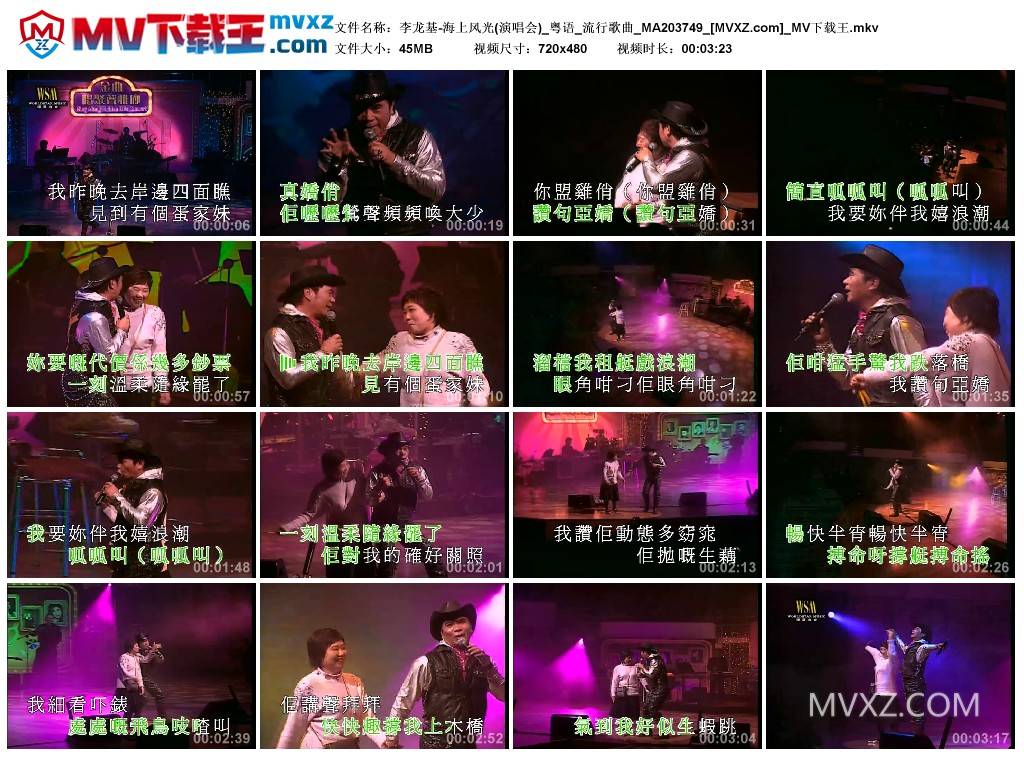 李龙基-海上风光(演唱会)_粤语_流行歌曲_MA203749